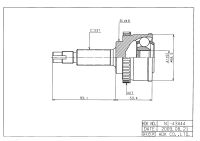 Шрус NI-043A44