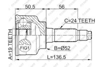 ШРУС TG-6814 / MA-014 * Ti-Guar