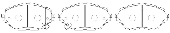 Тормозные колодки BP21016* SB NAGAMOCHI 